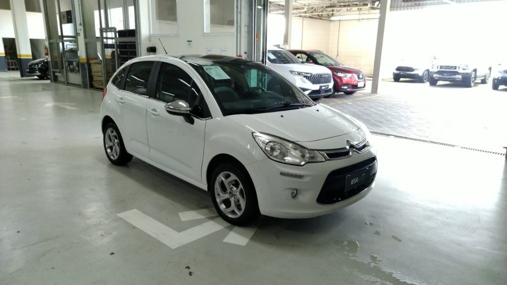 Citroën C3 Excl. 1.6 VTi Flex Start 16V 5p Aut. na cor Branco no Porto Alegre / RS - 941912