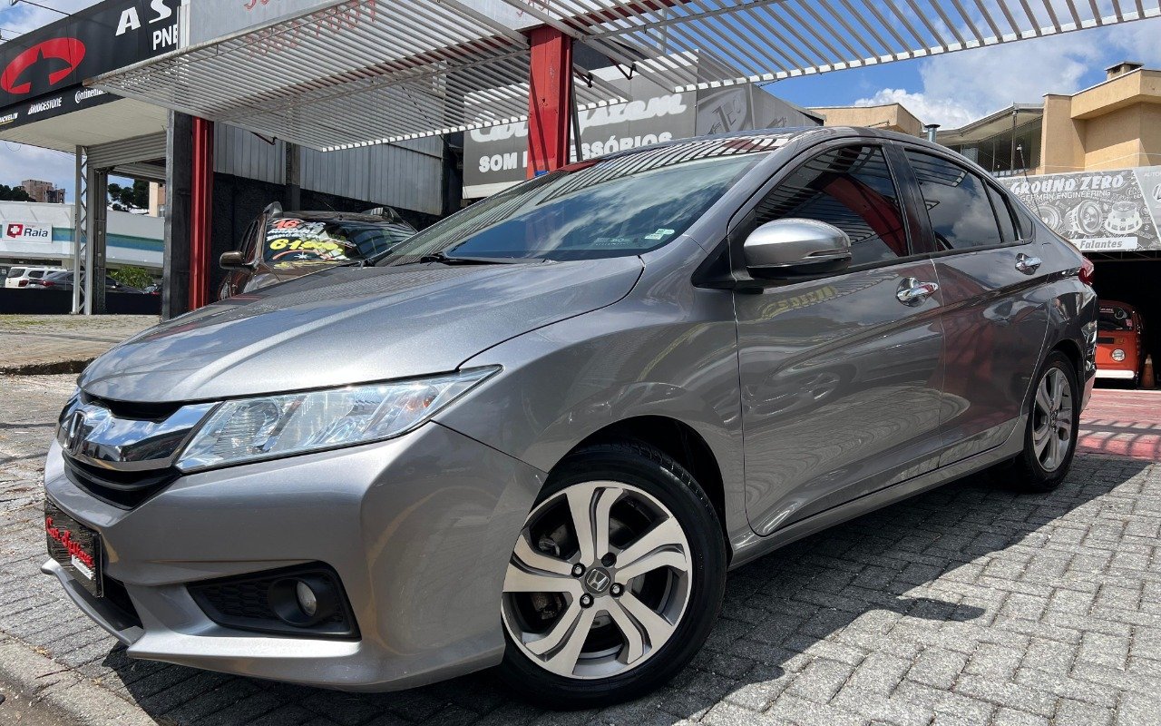 Honda City Sedan EXL 1.5 Flex 16V 4p Aut. na cor Cinza em Curitiba / PR - 942251
