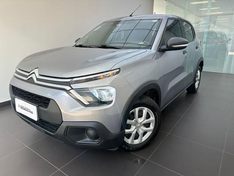 Citroën C3 Live Pack 1.0 Flex 6V 5p Mec. na cor Cinza em Maringá / PR - 942398