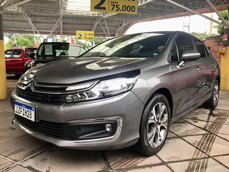 Citroën C4 Lounge Shine 1.6 Turbo Flex Aut. na cor Cinza no Porto Alegre / RS - 942492