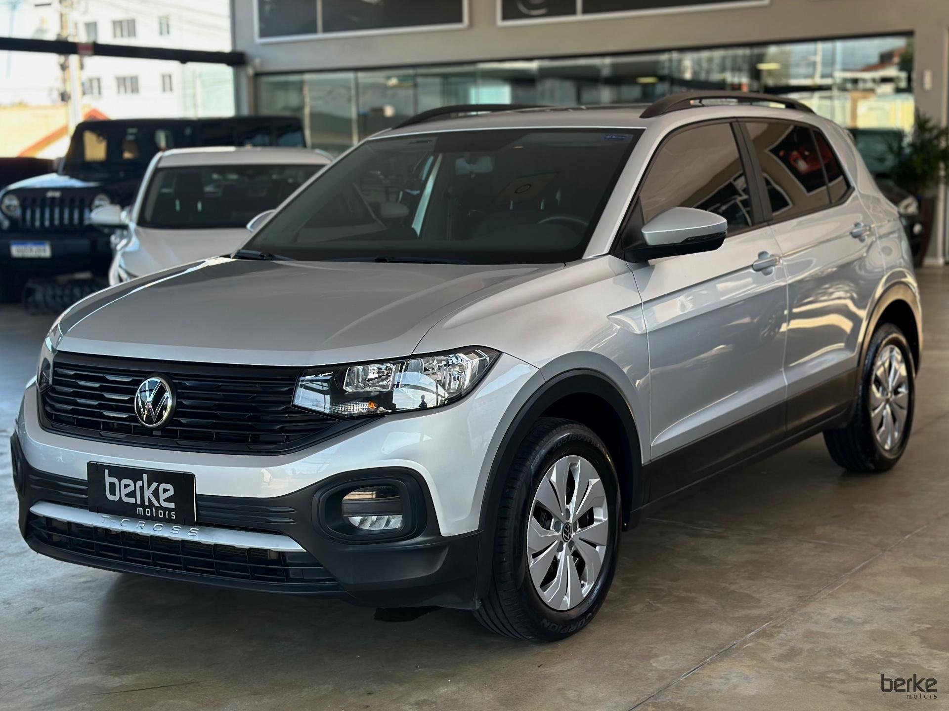 Volkswagen T-Cross Sense 200 TSI 1.0 Flex 5p Aut. na cor Prata em Florianópolis / SC - 942545