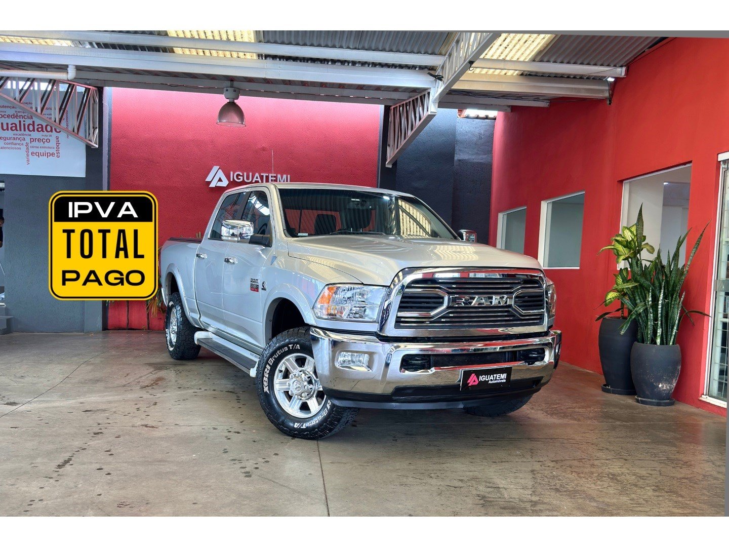 RAM 2500 LARAMIE 6.7 TDI CD 4x4 Diesel na cor Prata em Campinas / SP - 942573