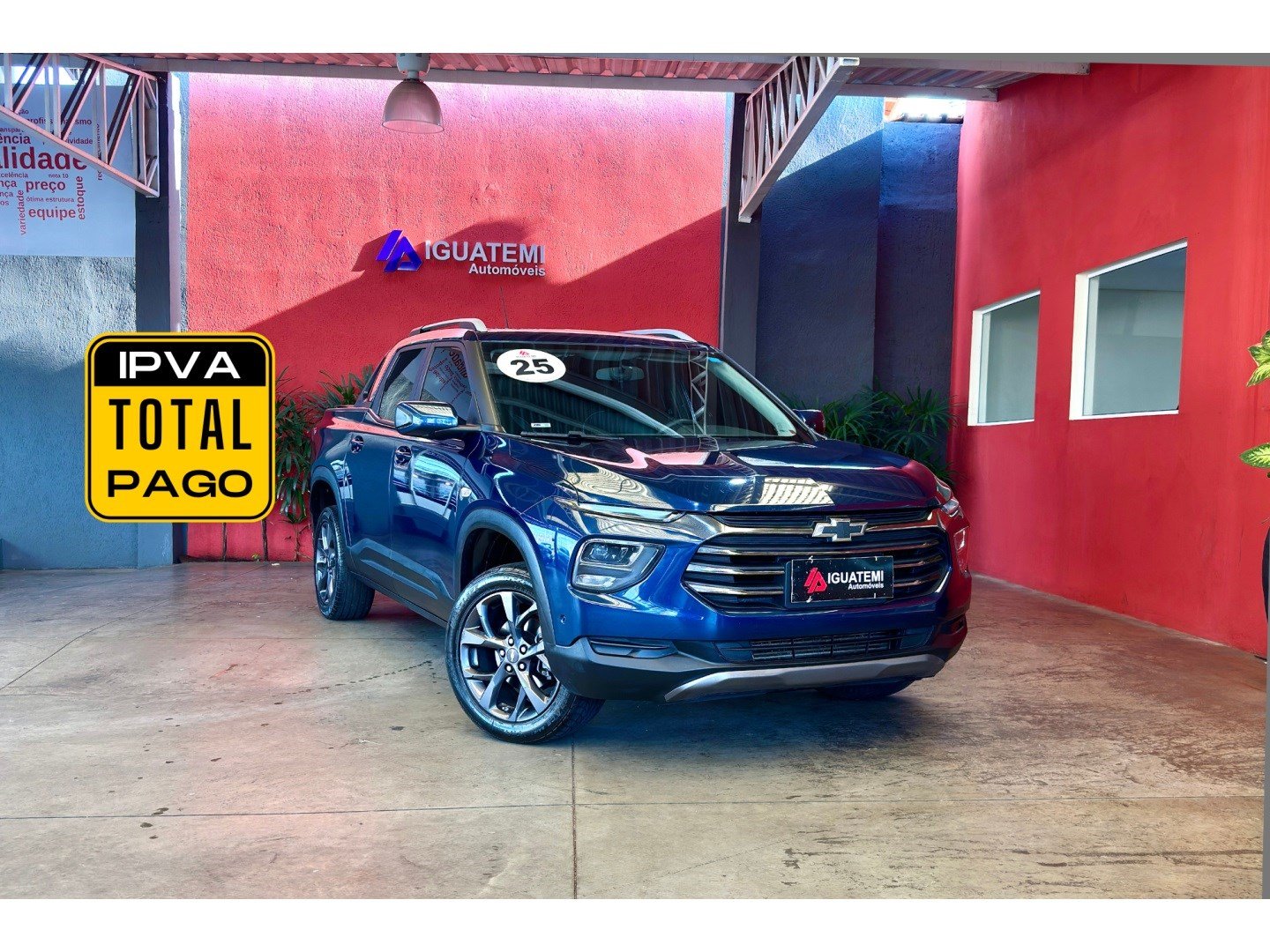 Chevrolet Montana PREMIER 1.2 Turbo Flex 12V Aut. na cor Azul em Campinas / SP - 942721
