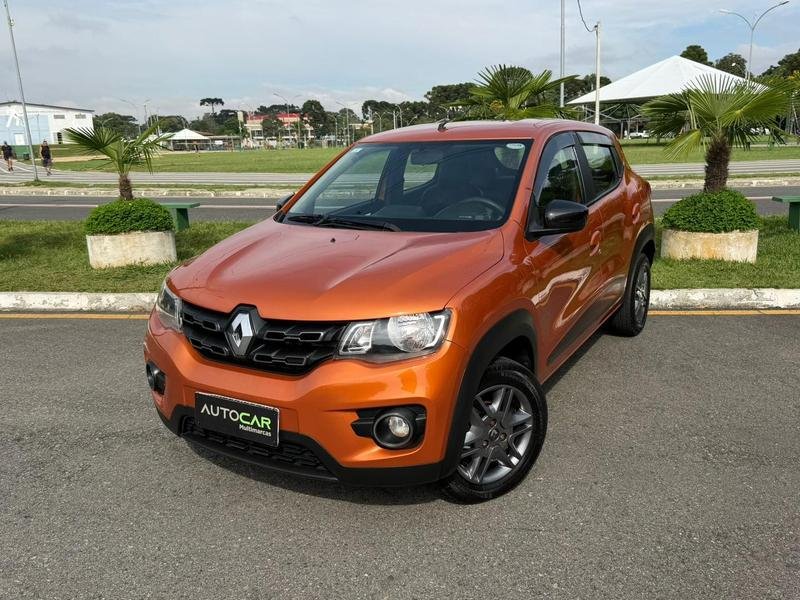 Renault Kwid Intense 1.0 Flex 12V 5p Mec. na cor Laranja em Araucária / PR - 942896