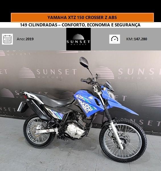 YAMAHA XTZ 150 CROSSER Z FLEX  na cor Azul em Itajaí / SC - 942899