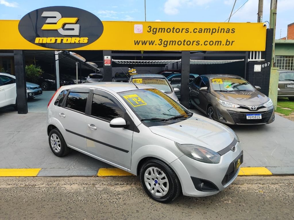 Ford Fiesta SE 1.0 8V Flex 5p na cor Prata em Campinas / SP - 942989