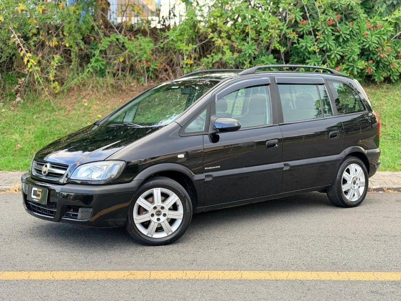 Chevrolet Zafira Elegance 2.0 MPFI FlexPower 8V 5p na cor Preto em Curitiba / PR - 943051