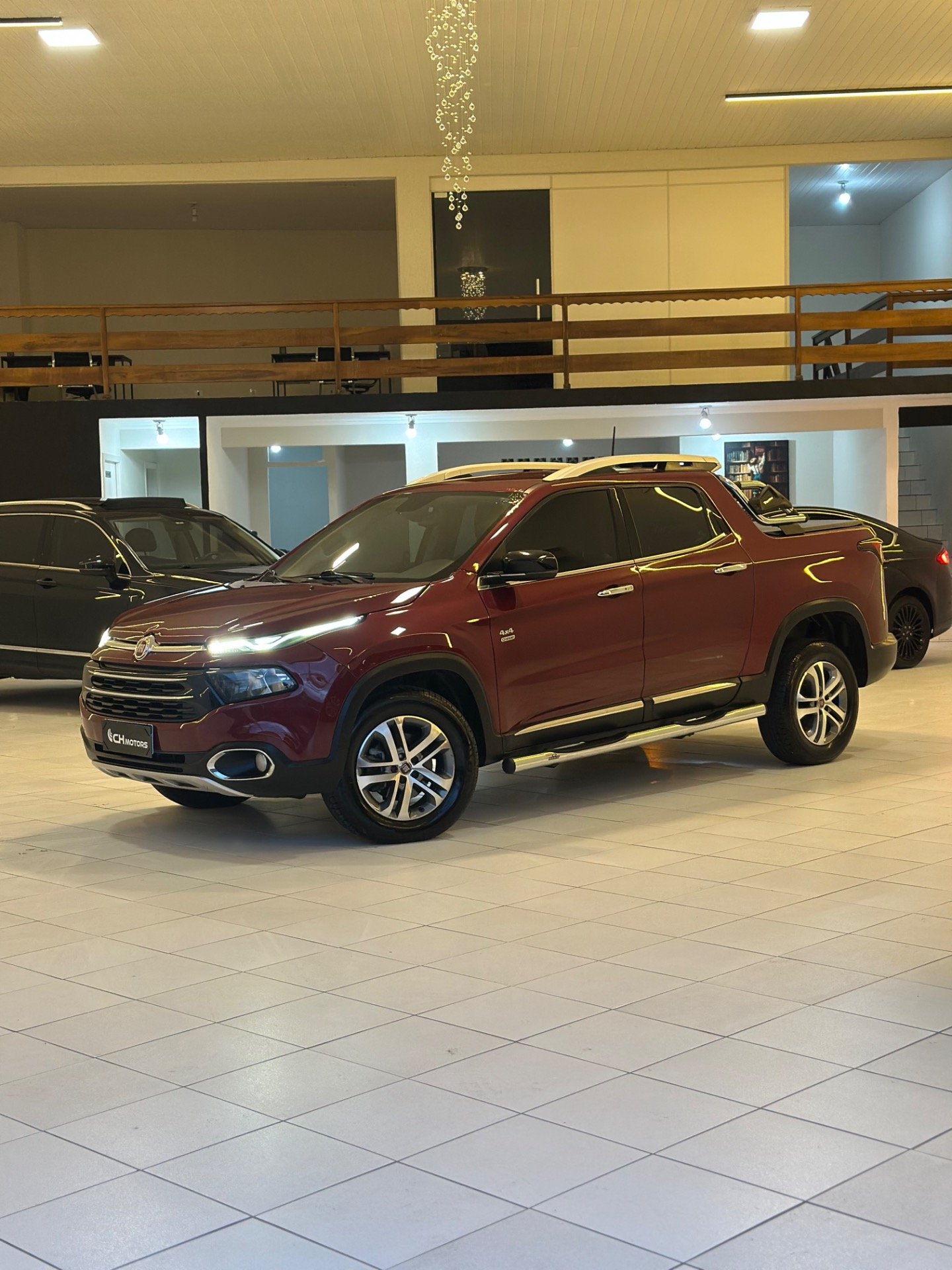 Fiat Toro Volcano 2.0 16V 4x4 TB Diesel Aut. na cor Vermelho em Curitiba / PR - 943145