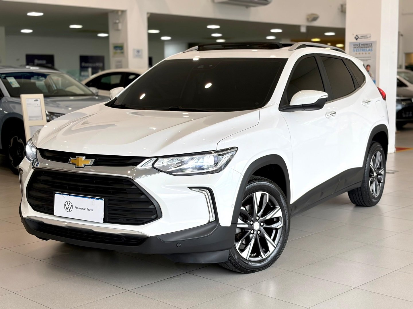 Chevrolet Tracker Premier 1.2 Turbo 12V Flex Aut. na cor Branco em Itajaí / SC - 943422