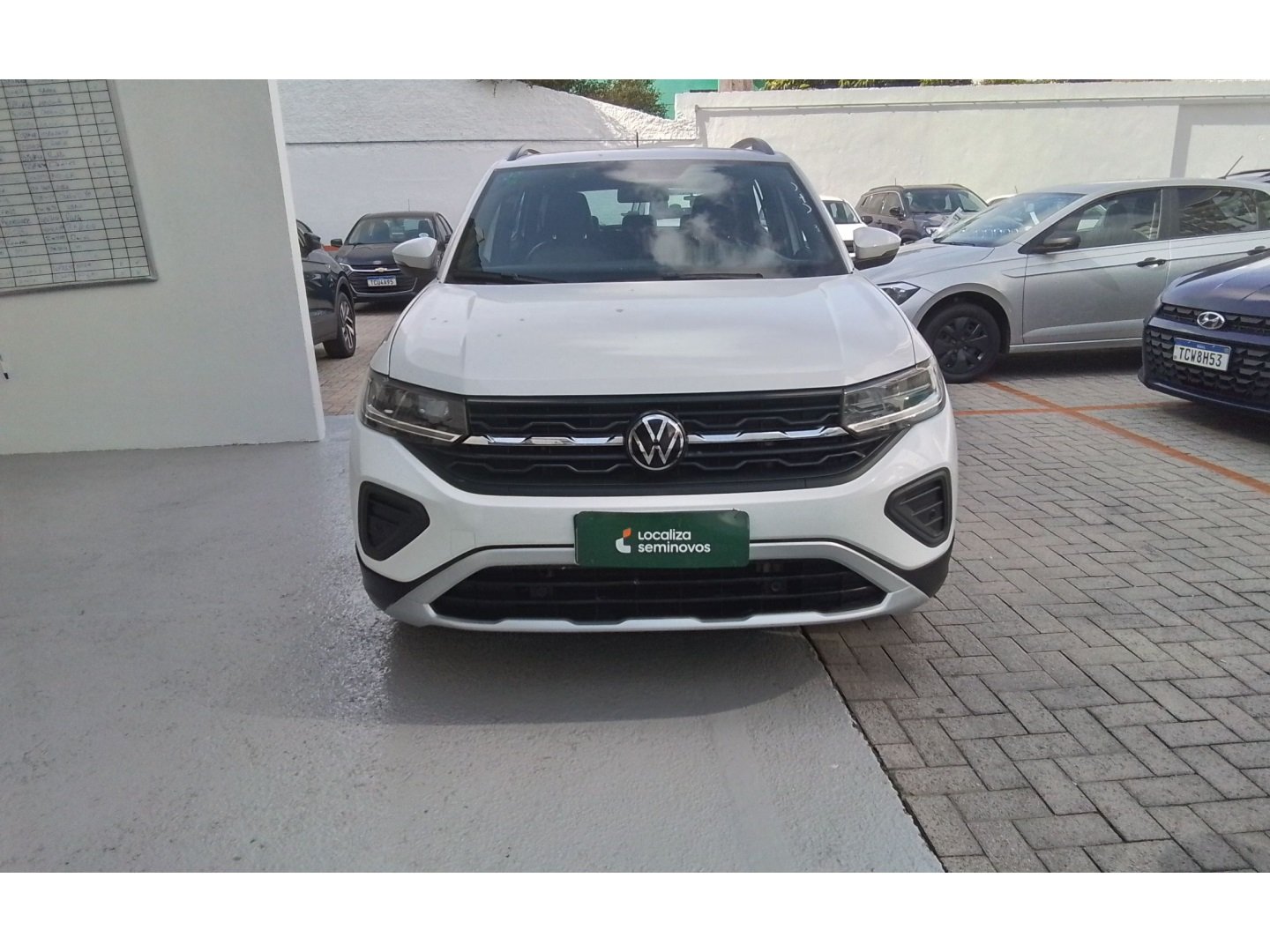 Volkswagen T-Cross Comfor. 200 TSI 1.0 Flex 5p Aut. na cor Branco em Criciúma / SC - 944045