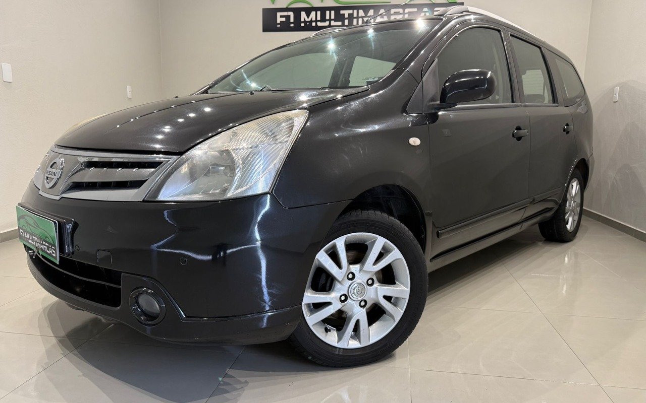 Nissan LIVINA GRAND SL 1.8 16V Flex Fuel Aut. na cor Preto em Joinville / SC - 944093