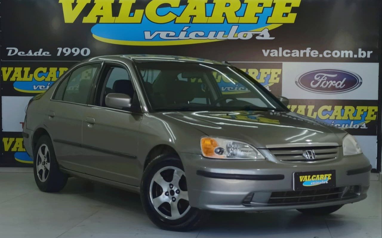 Honda Civic Sedan LX 1.7 16V 115cv Mec. 4p na cor Cinza em Campinas / SP - 944162