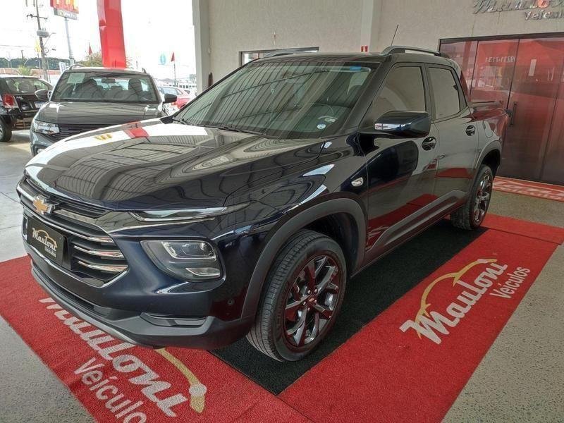 Chevrolet Montana PREMIER 1.2 Turbo Flex 12V Aut. na cor Azul em São José dos Pinhais / PR - 944249