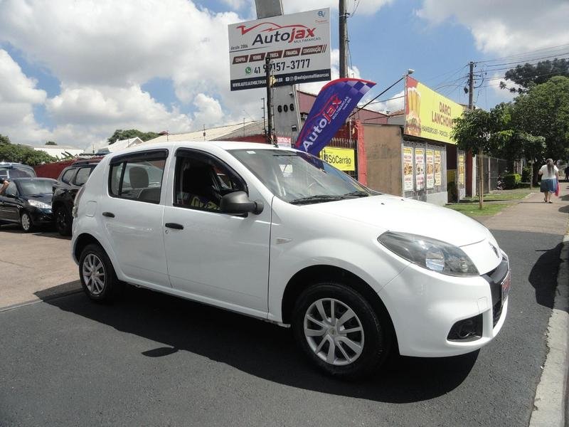 Renault Sandero Authentique Flex 1.0 12V 5p na cor Branco em Curitiba / PR - 944561
