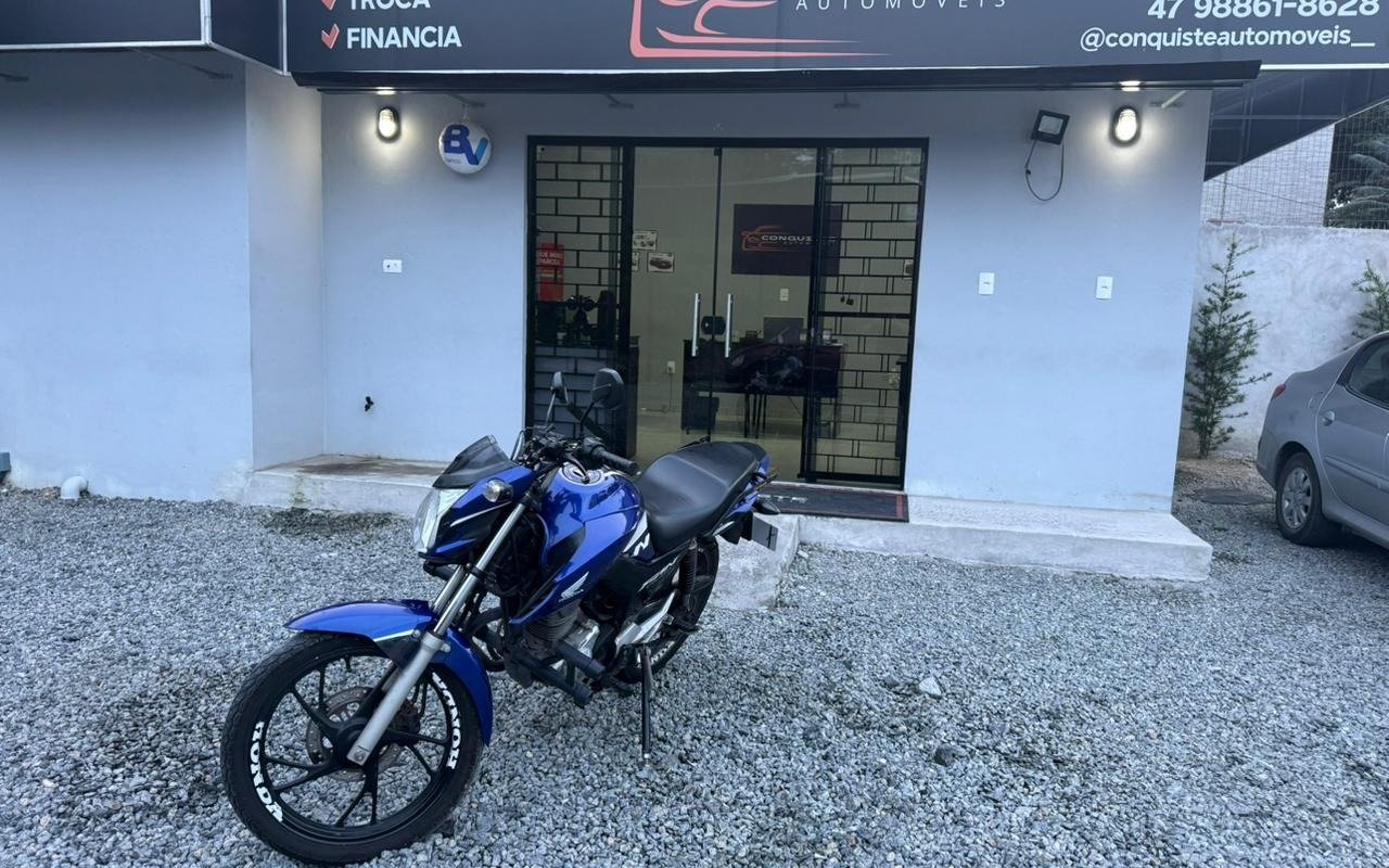 Honda CG 160 FAN Flex  na cor Azul em Joinville / SC - 944890
