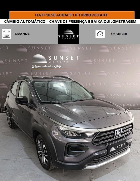 Fiat Pulse AUDACE 1.0 Turbo 200 Flex Aut. na cor Cinza em Itajaí / SC - 945026