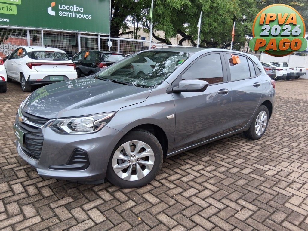 Chevrolet Onix HATCH 1.0 12V Flex 5p Mec. na cor Cinza em Maringá / PR - 945284
