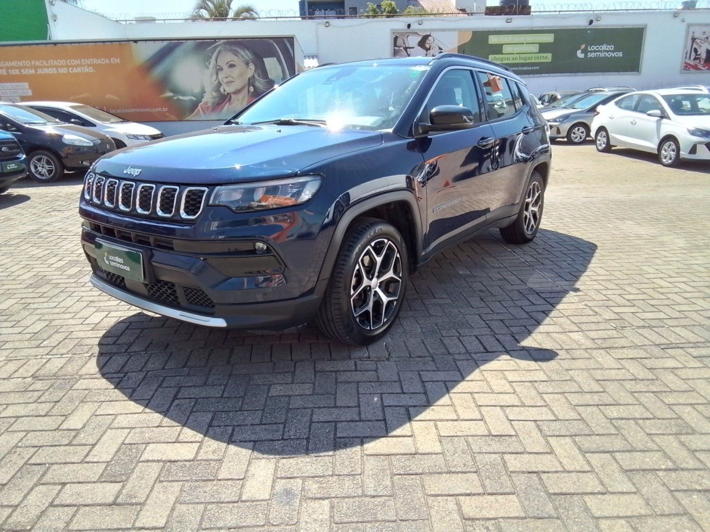 Jeep Compass LONG. T270 1.3 TB 4x2 Flex Aut. na cor Azul no São Leopoldo / RS - 945882