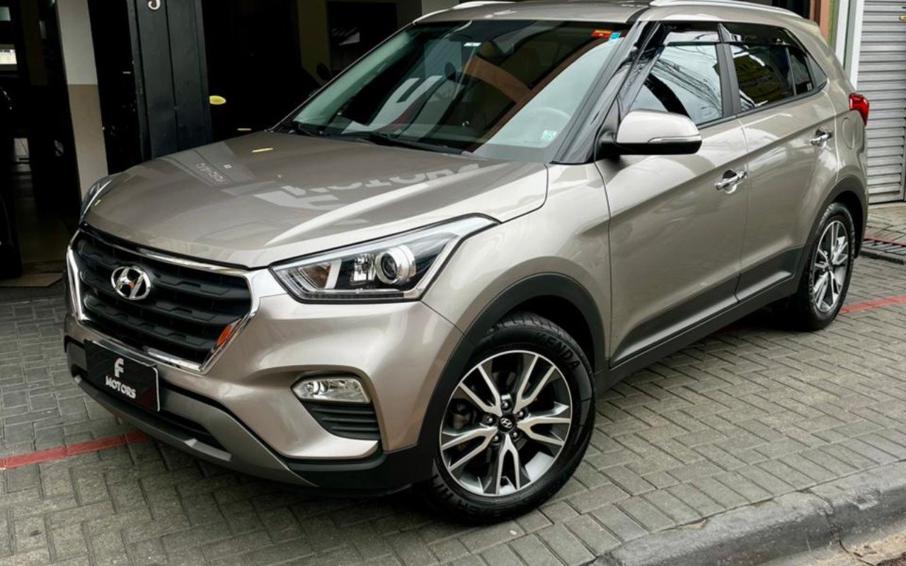 Hyundai Creta Prestige 2.0 16V Flex Aut. na cor Bege em Curitiba / PR - 946612