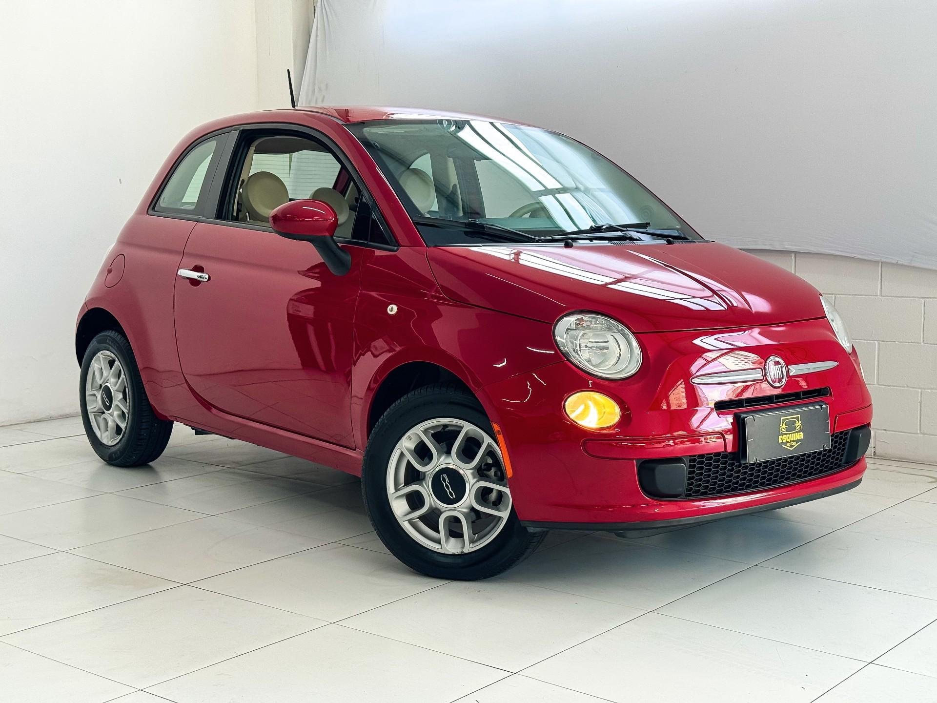 Fiat 500 Cult 1.4 Flex 8V EVO Mec. na cor Vermelho em São José / SC - 946618
