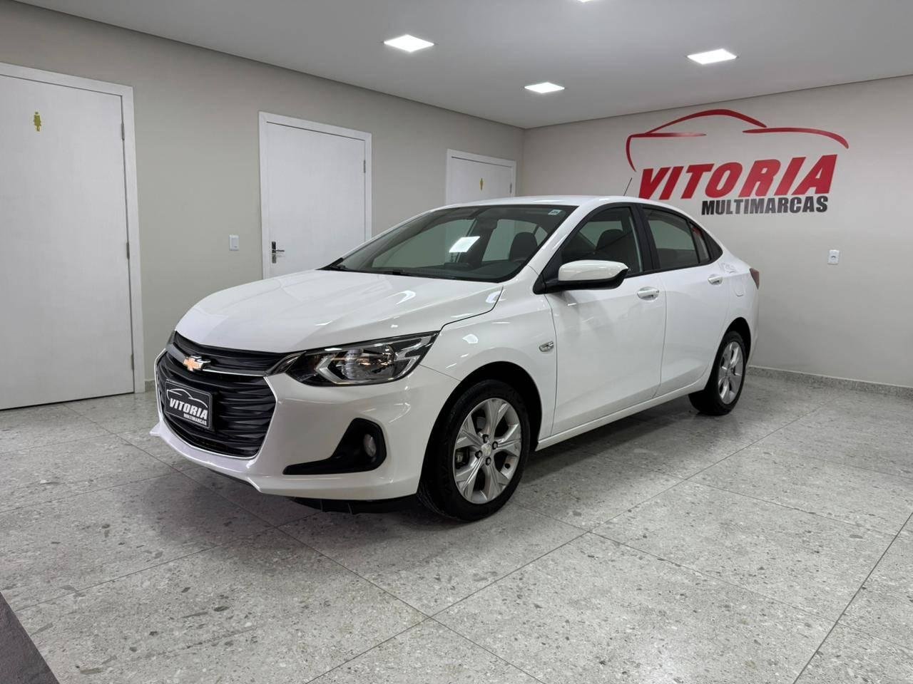 Chevrolet Onix SEDAN Plus LTZ 1.0 12V TB Flex Aut. na cor Branco em Joinville / SC - 946630