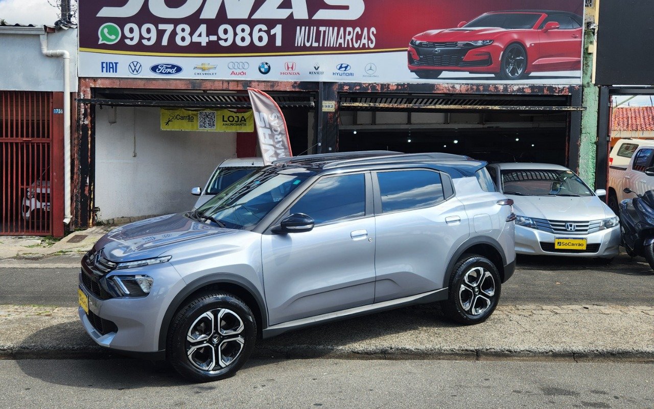 Citroën C3 Aircross Shine 1.0 Flex TB 200 Aut. na cor Cinza em Curitiba / PR - 946776