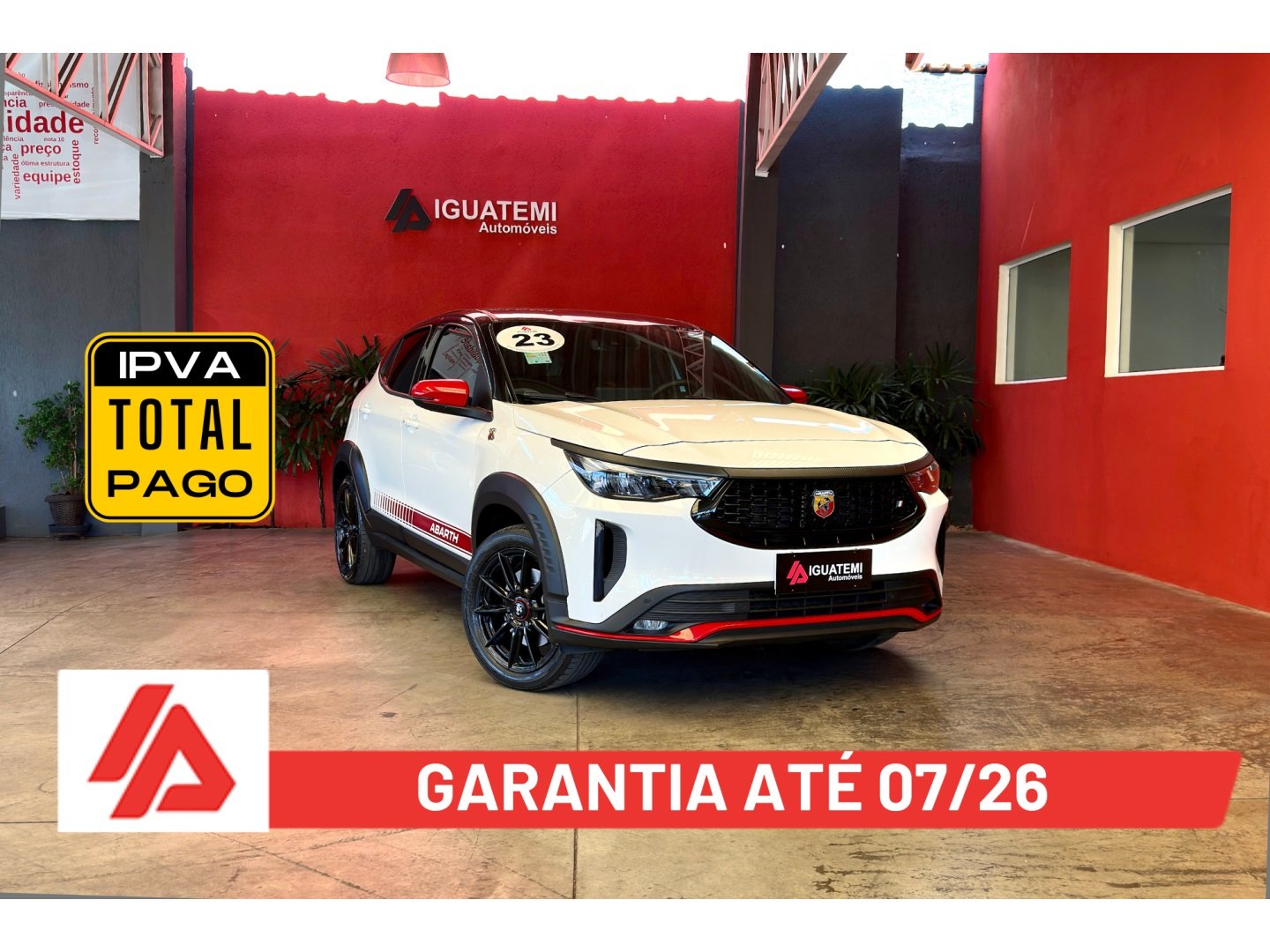Fiat Pulse ABARTH 1.3 Turbo 16V Flex Aut. na cor Branco em Campinas / SP - 946906