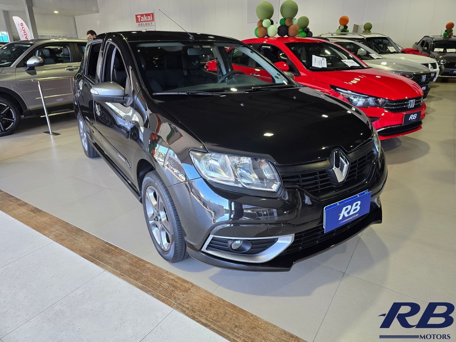 Renault Sandero GT line Hi-Flex 1.6 8V 5p na cor Preto em Florianópolis / SC - 946907