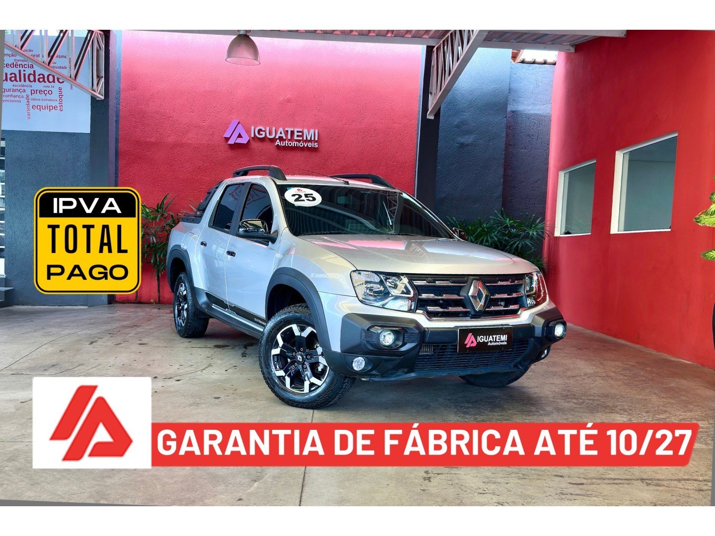 Renault Duster Oroch Outsider 1.3Tce Flex Aut. na cor Prata em Campinas / SP - 946918