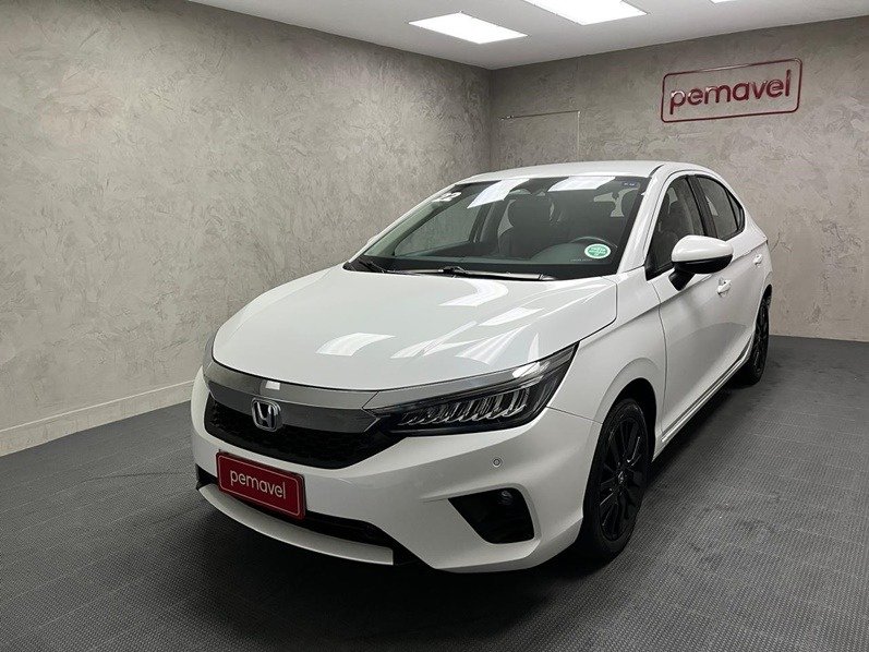 Honda City Sedan Touring 1.5 Flex 16V 4p Aut. na cor Branco em São José / SC - 946991