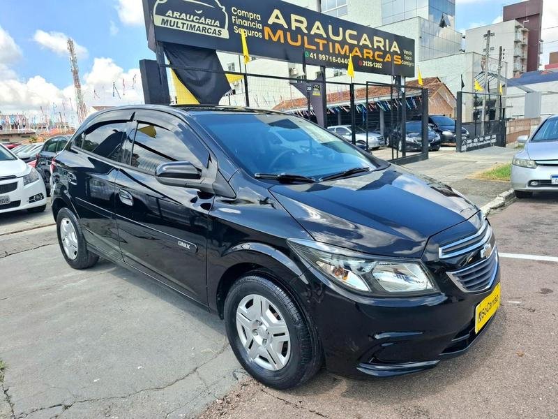 Chevrolet Onix HATCH LT 1.0 12V TB Flex 5p Aut. na cor Preto em Araucária / PR - 947014