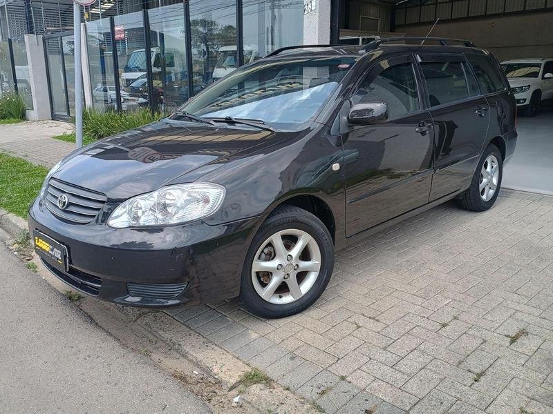 Toyota Corolla Fielder SW 1.8/1.8 XEi Flex Mec na cor Preto em Curitiba / PR - 947025