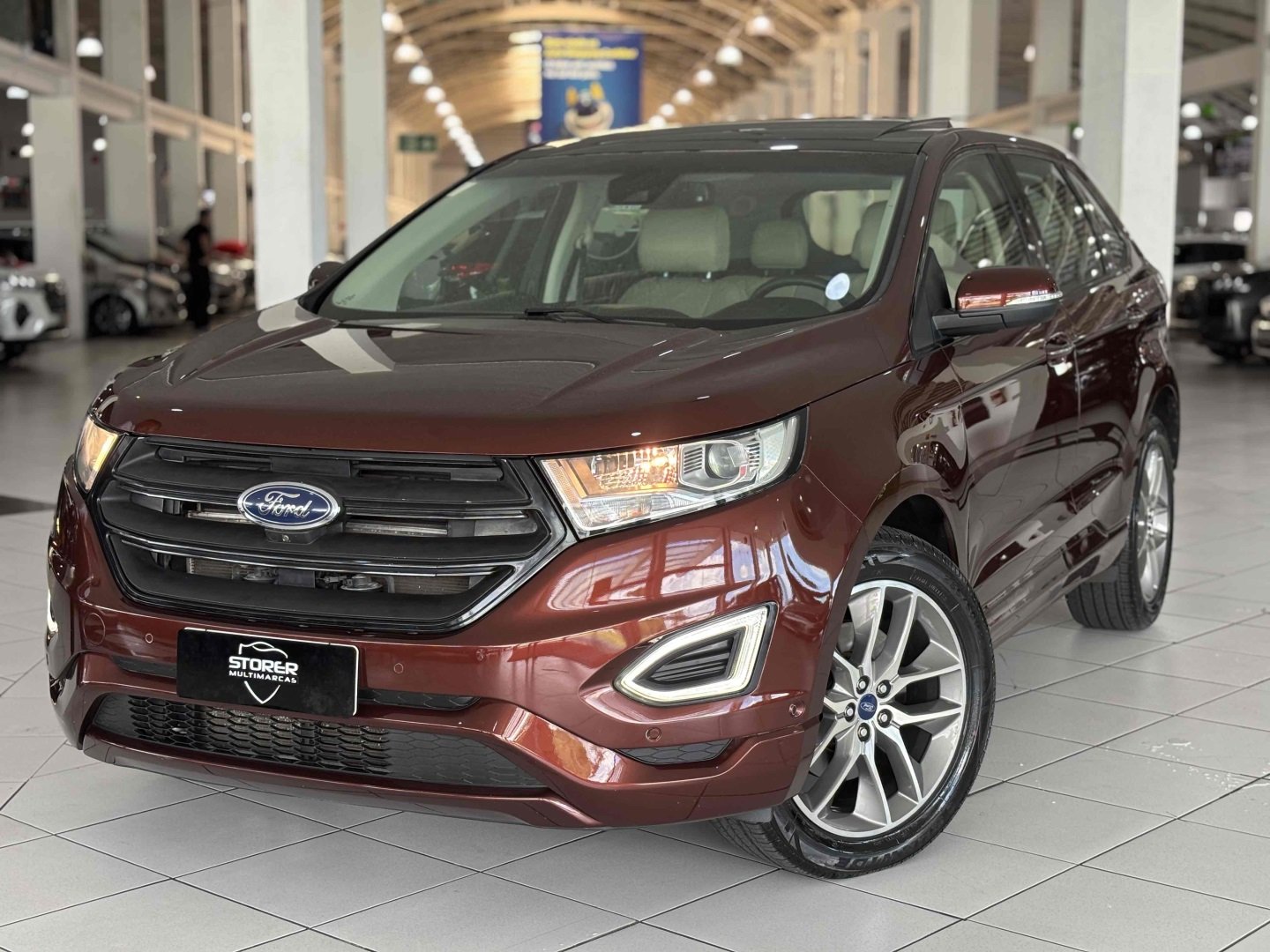 Ford Edge TITANIUM 3.5 V6 24V AWD Aut. na cor Vermelho em Curitiba / PR - 947122
