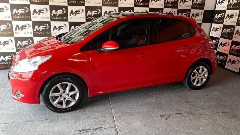 Peugeot 208 Allure 1.5 Flex 8V 5p na cor Vermelho em Curitiba / PR - 947500
