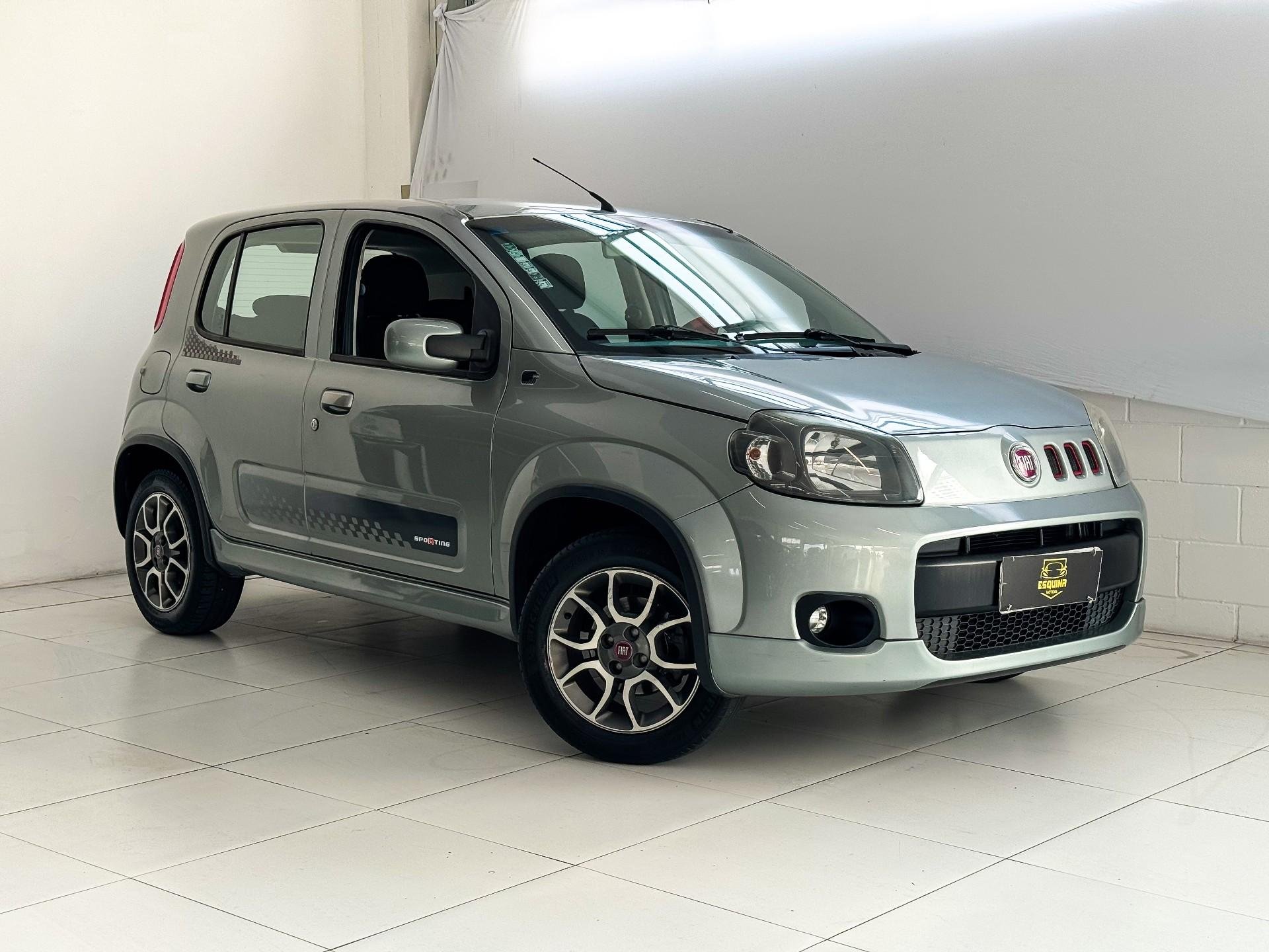 Fiat Uno SPORTING 1.4 EVO Fire Flex 8V 4p na cor Cinza em São José / SC - 947551