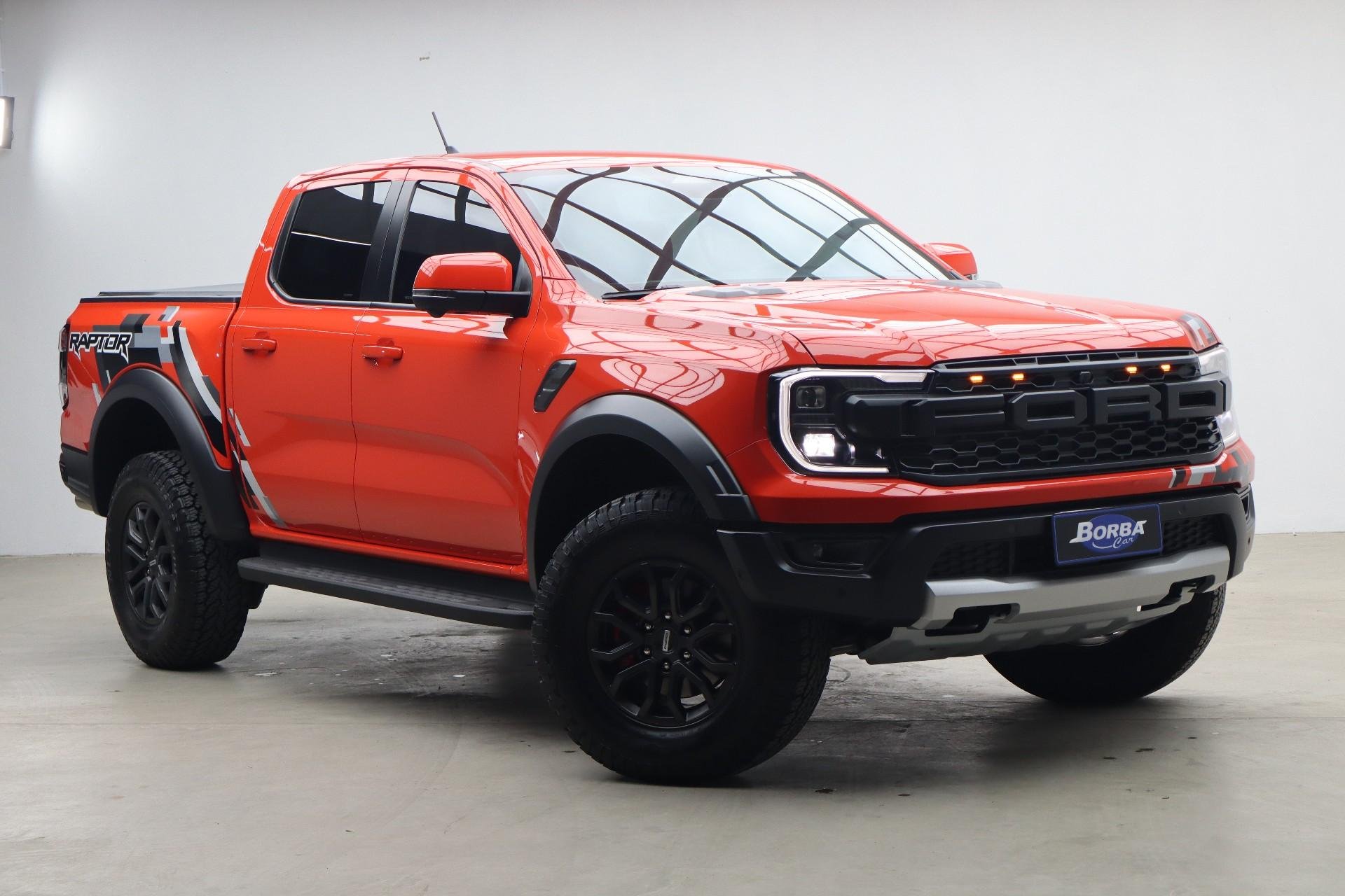 Ford Ranger Raptor 3.0 V6 Bi-Turbo 4WD AUT. na cor Laranja em Rio do Sul / SC - 947597