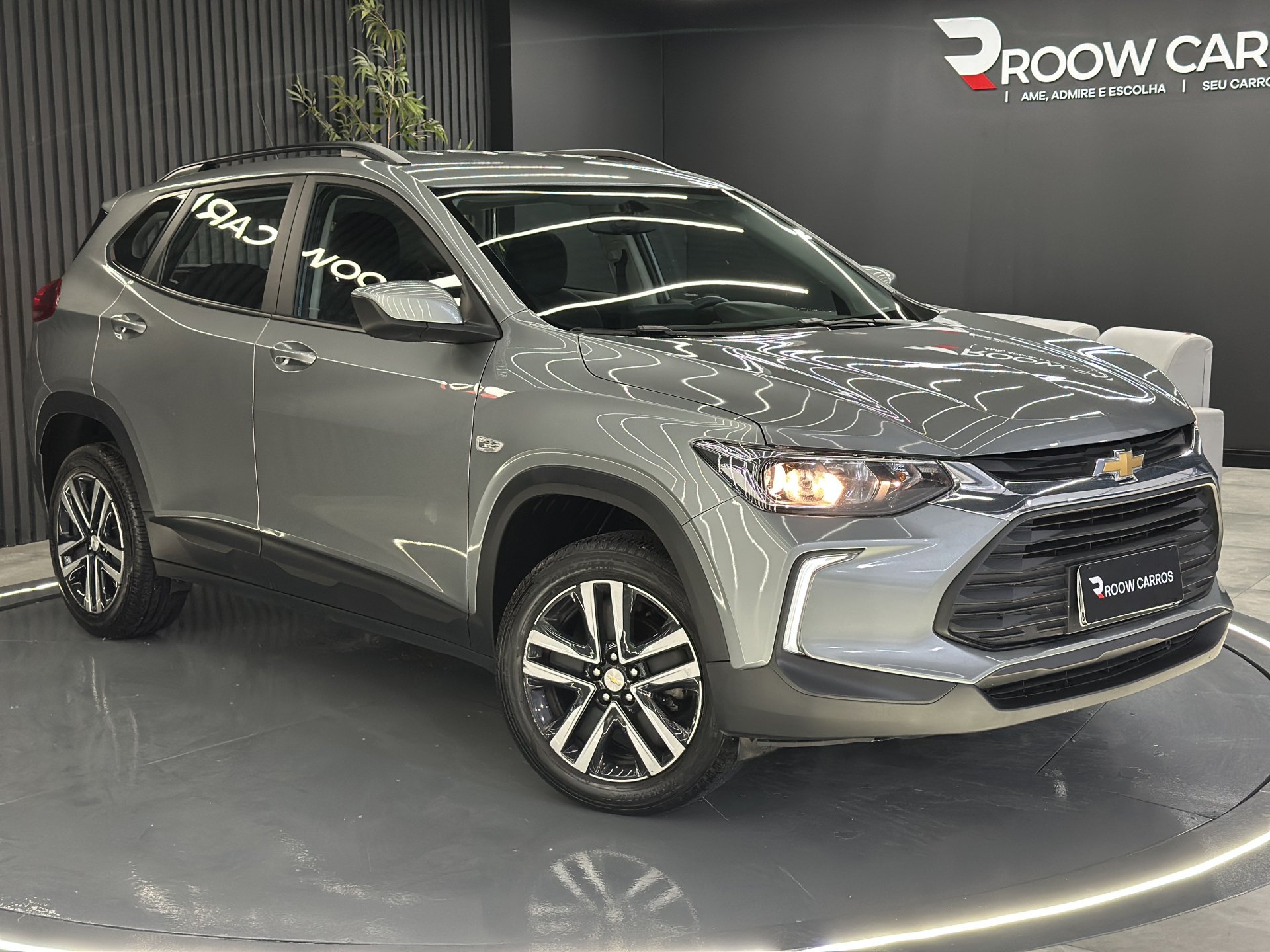 Chevrolet Tracker LT 1.0 Turbo 12V Flex Aut. na cor Prata em Palhoça / SC - 947610