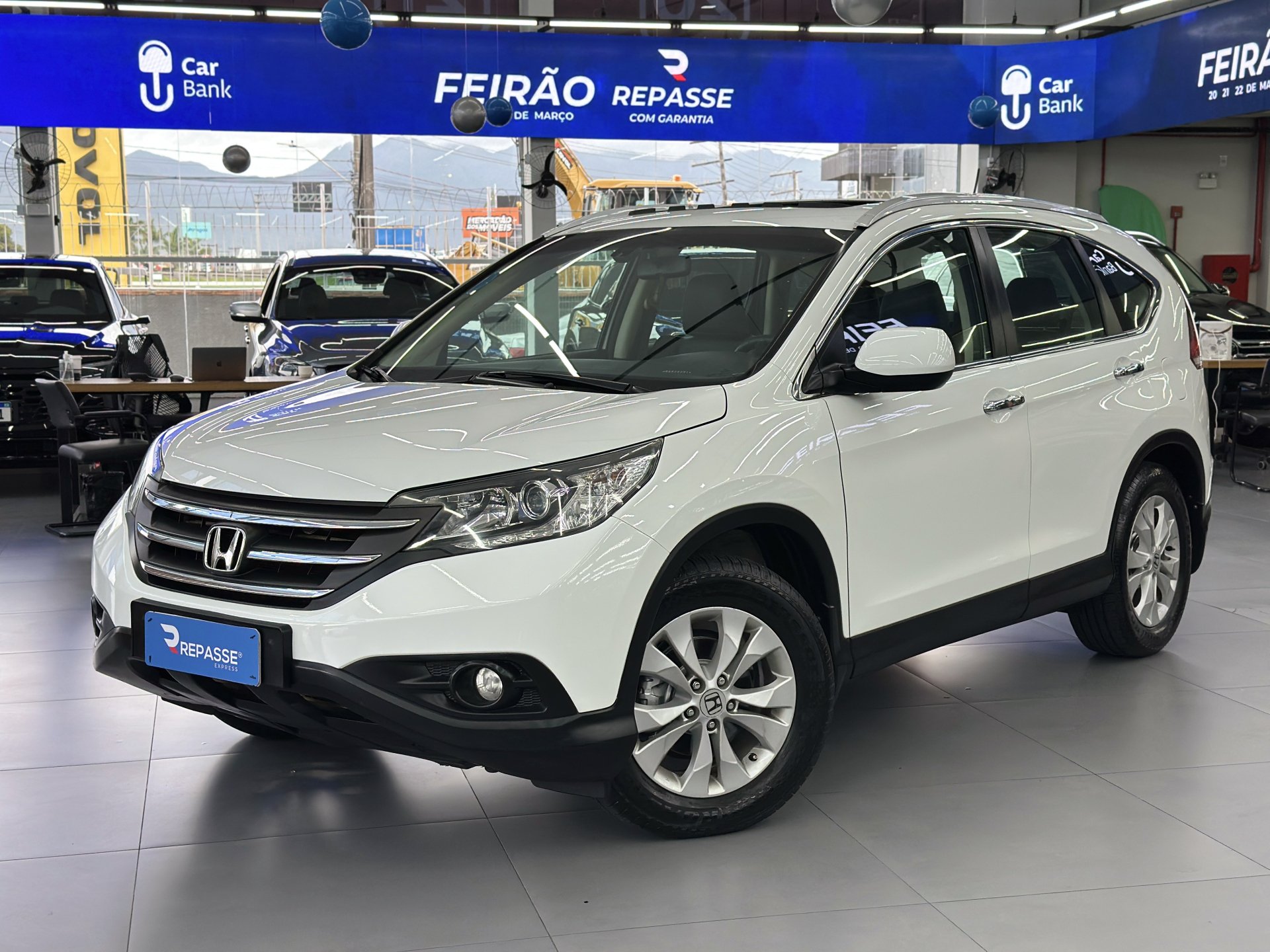 Honda CR-V EXL 2.0 16V 4WD/2.0 Flexone Aut. na cor Branco em Palhoça / SC - 947642