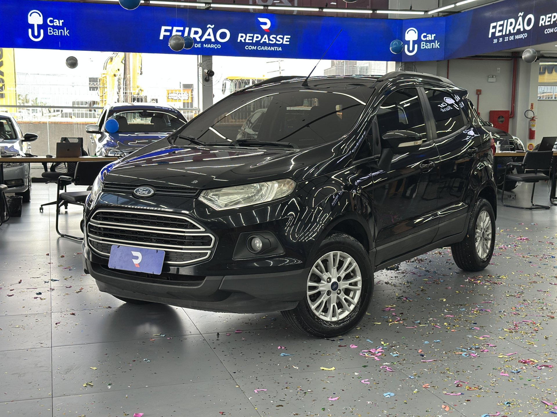 Ford EcoSport SE 1.6 16V Flex 5p Aut. na cor Preto em Palhoça / SC - 947662