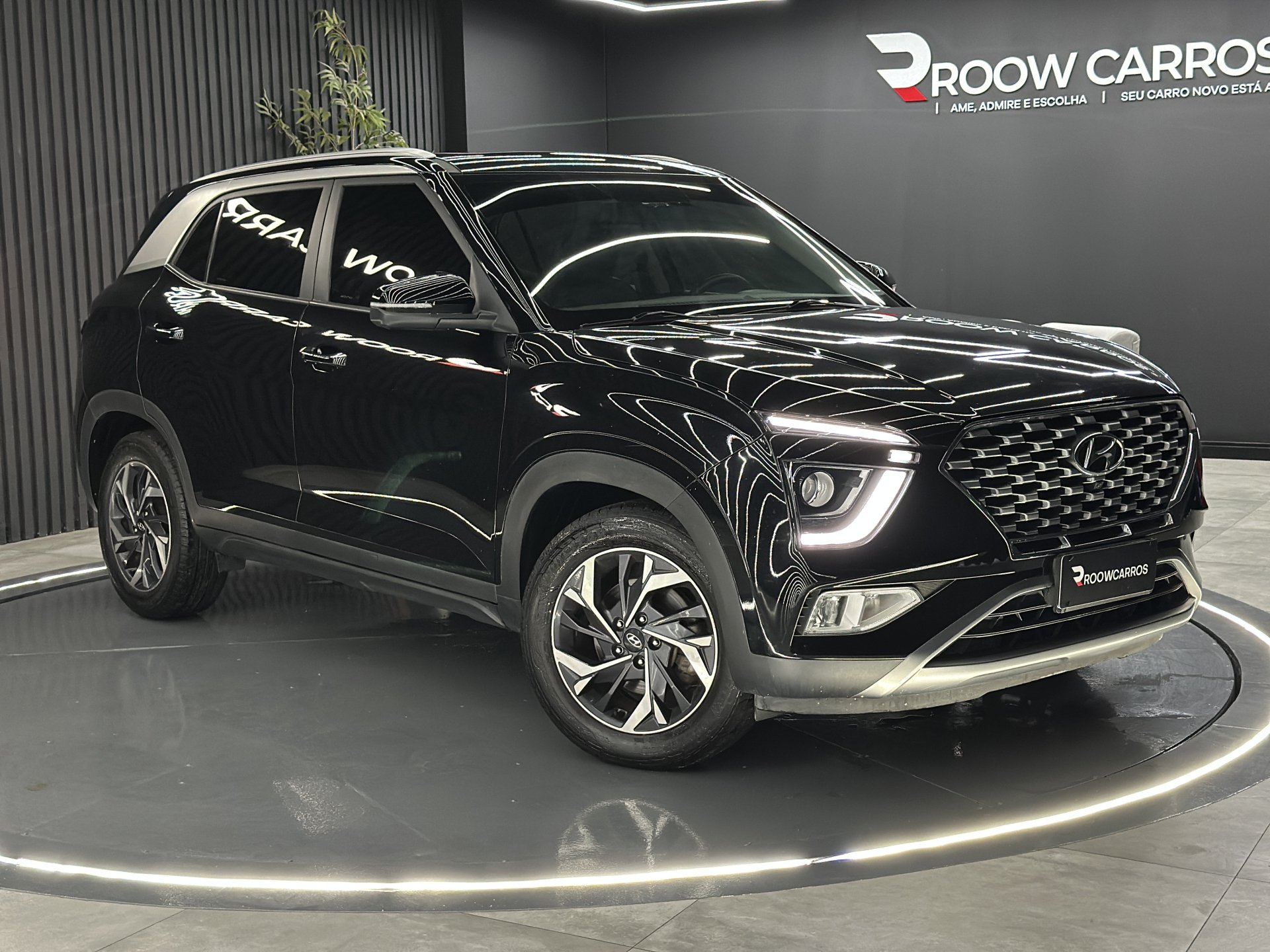 Hyundai Creta Platinum 1.0 TB 12V Flex Aut. na cor Preto em Palhoça / SC - 947672