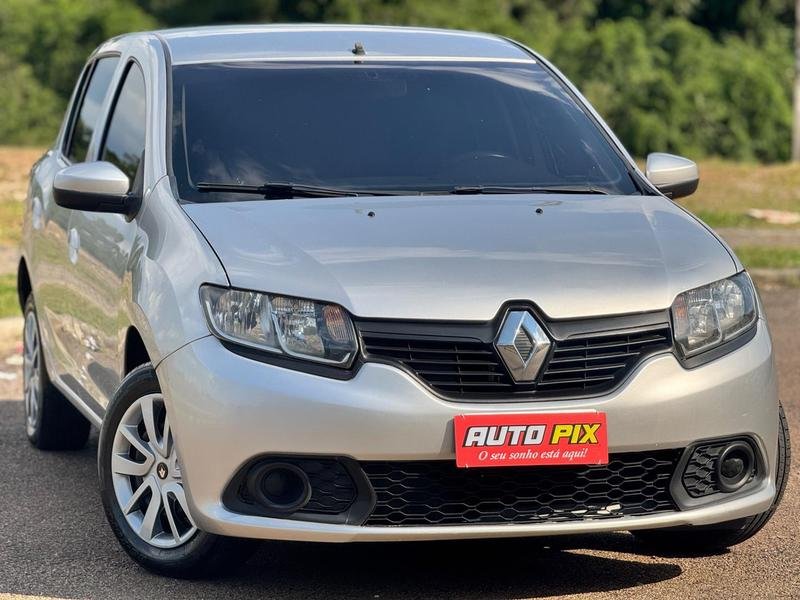 Renault Sandero Authentique Flex 1.0 12V 5p na cor Prata em Curitiba / PR - 947875