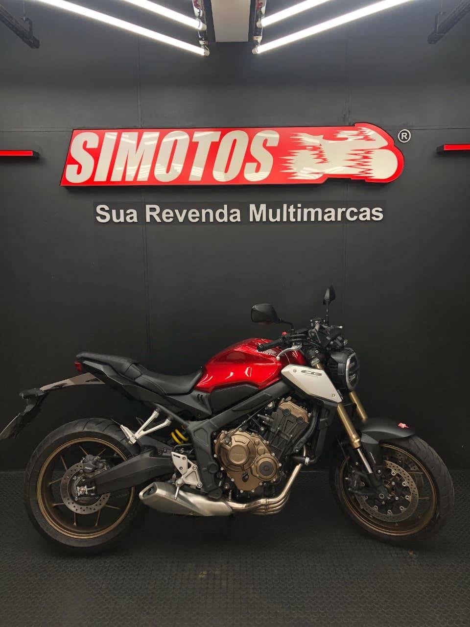 Honda CB 650R  na cor Vermelho em Florianópolis / SC - 948271