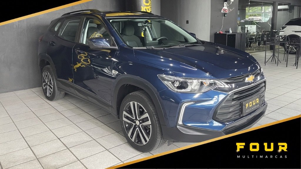 Chevrolet Tracker LT 1.0 Turbo 12V Flex Aut. na cor Azul em Florianópolis / SC - 948321