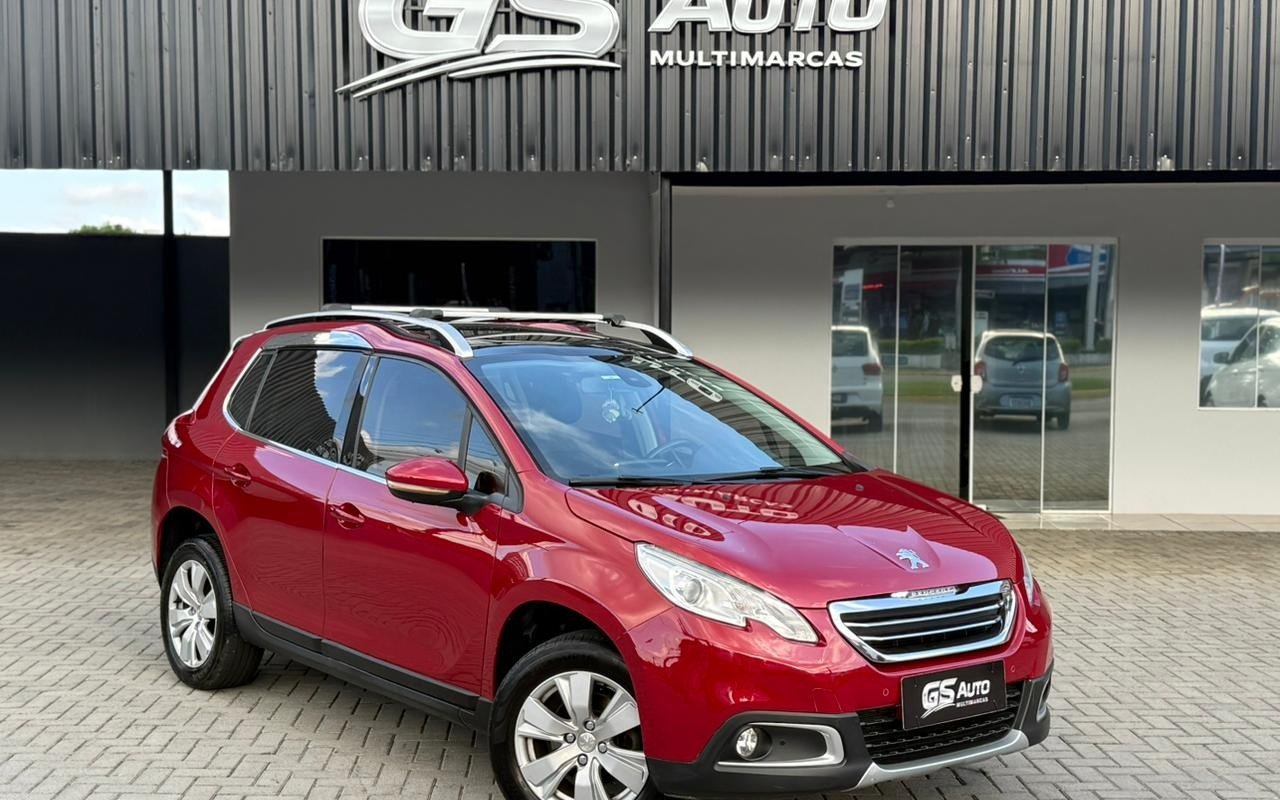 Peugeot 2008 Griffe 1.6 Flex 16V 5p Aut. na cor Vermelho em Joinville / SC - 949318