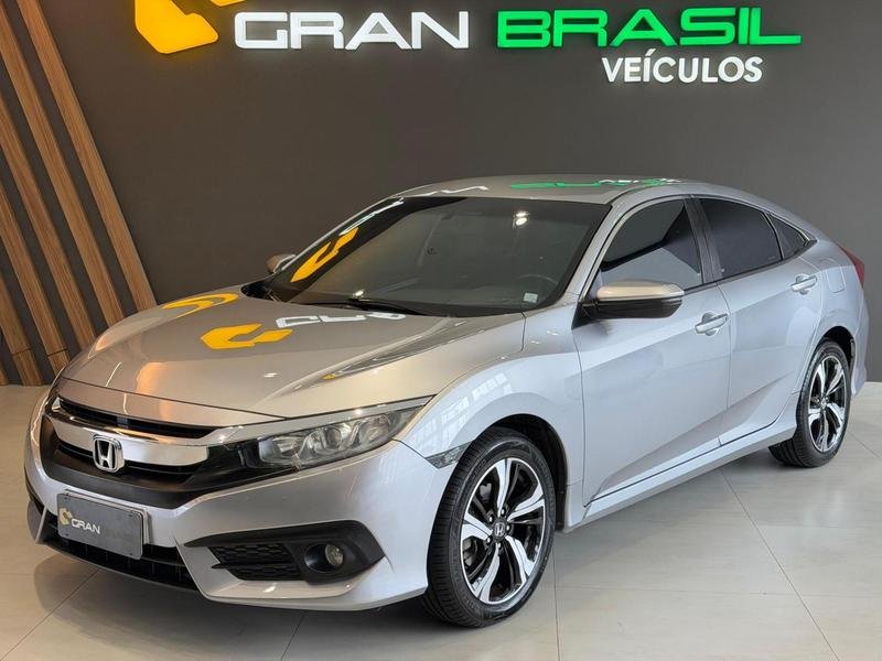 Honda Civic Sedan EXL 2.0 Flex 16V Aut.4p na cor Prata em Curitiba / PR - 949332