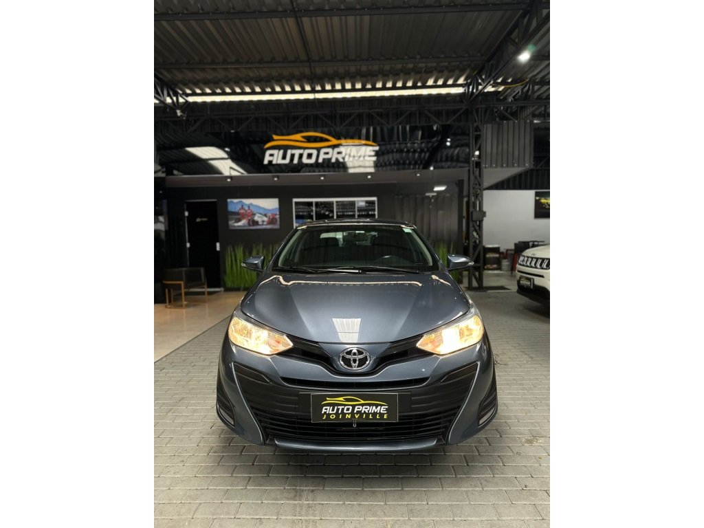 Toyota Yaris XL Plus Con. 1.5 Flex 16V 5p Aut. na cor Azul em Joinville / SC - 949744