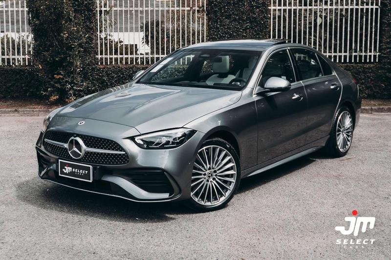 Mercedes-Benz C-200 AMG Line EQ Boost 1.5 TB (Hib.) na cor Cinza em Curitiba / PR - 949810