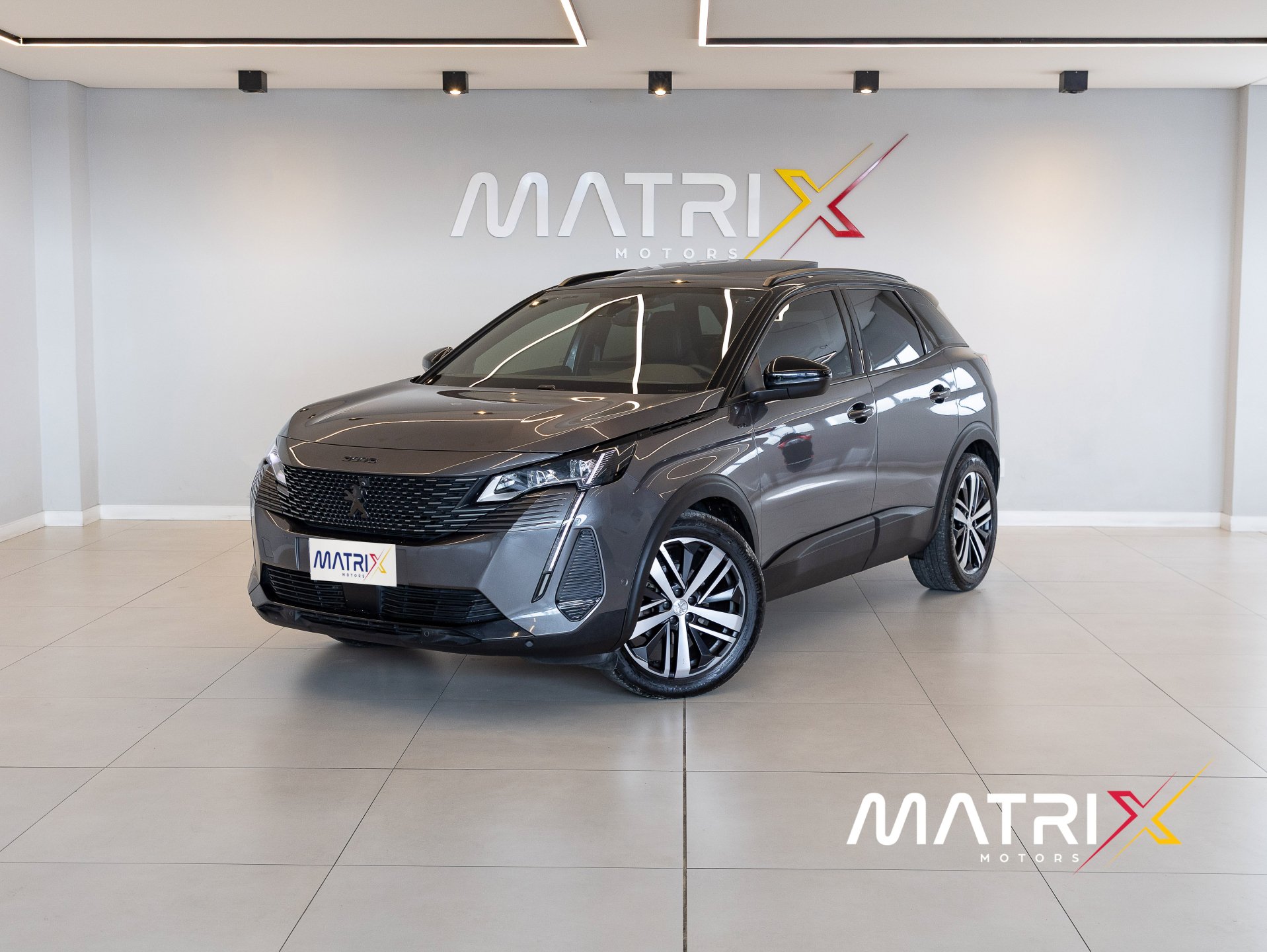 Peugeot 3008 Griffe 1.6 Turbo 16V 5p Aut. na cor Cinza em São José / SC - 951479