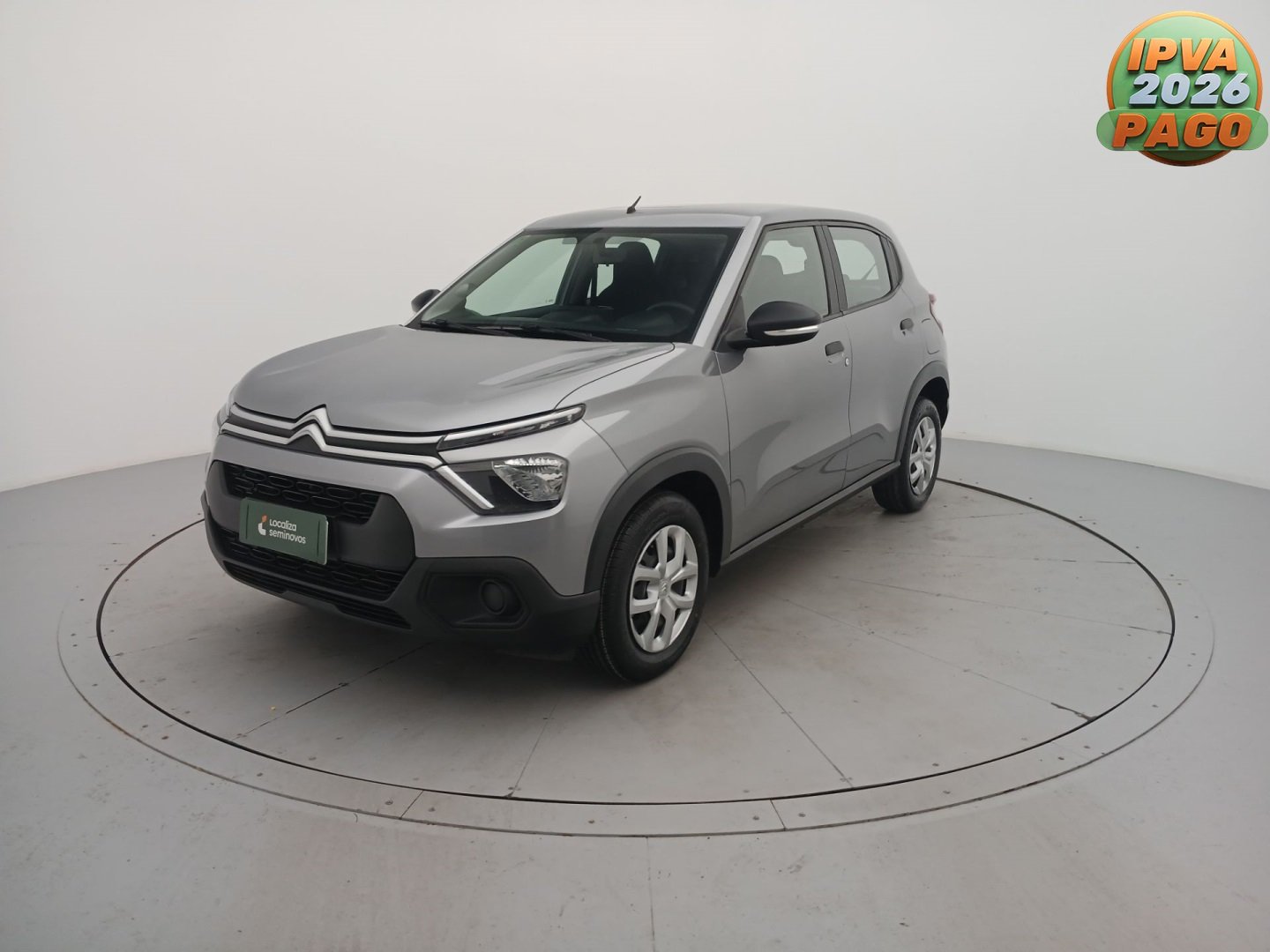 Citroën C3 Live Pack 1.0 Flex 6V 5p Mec. na cor Cinza em Maringá / PR - 952066