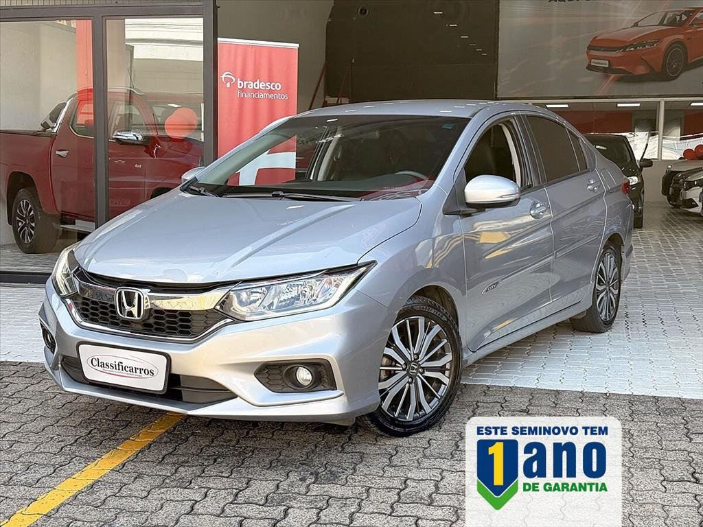 Honda City Sedan EX 1.5 Flex 16V 4p Aut. na cor Prata em Campinas / SP - 952253